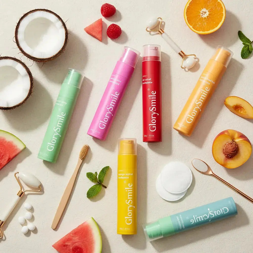 GlorySmile Fruit Teeth Whitening -  Fruit Flavor Toothpaste -  GlorySmilee
