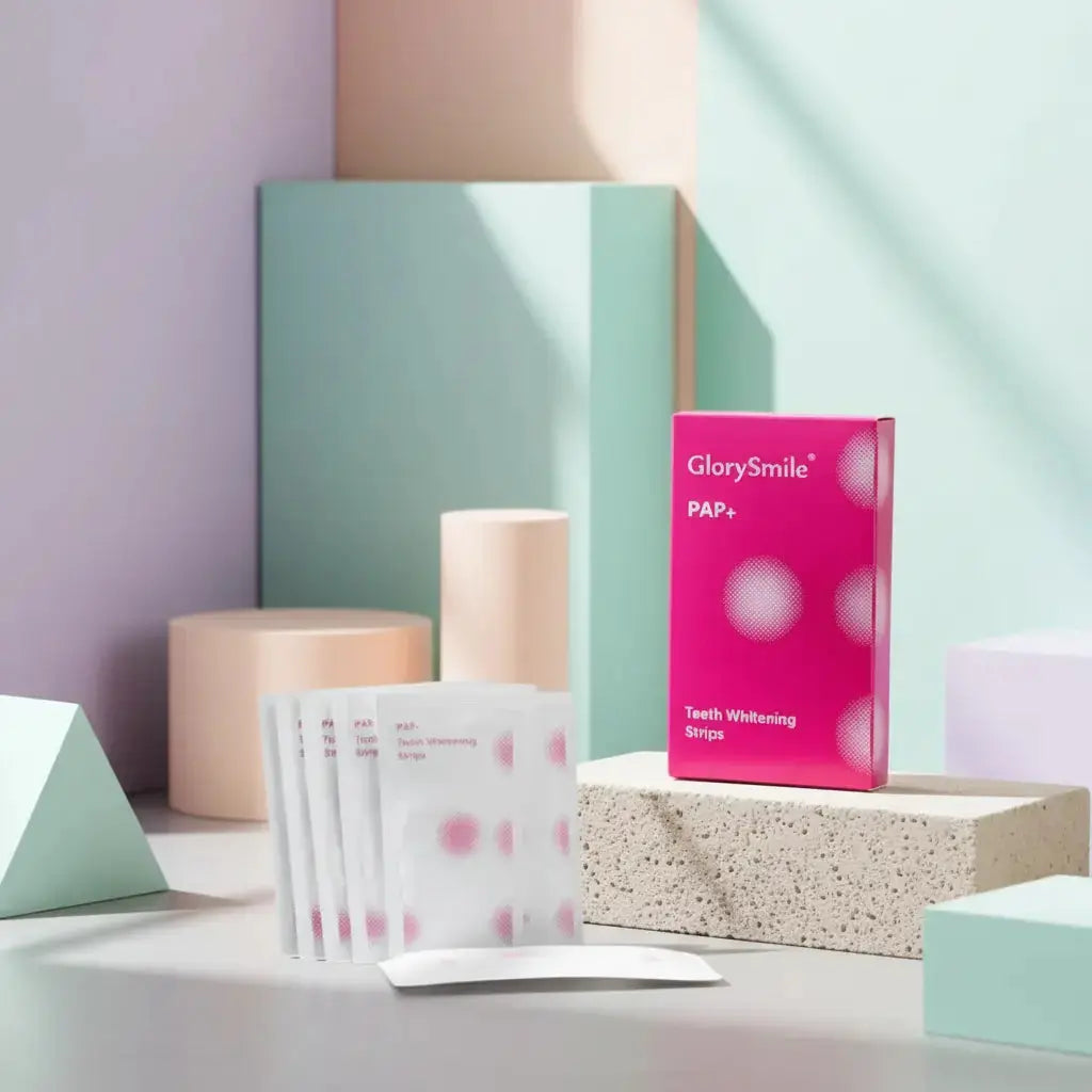 PAP+ with geometric shapes and pastels